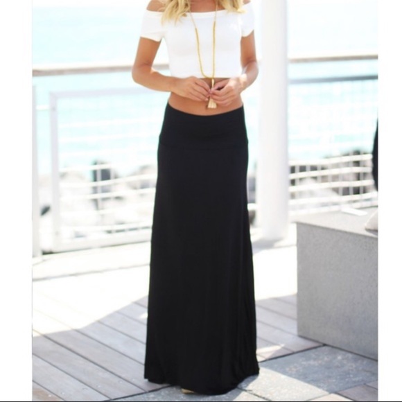 All year round Perfect Maxi fold waist skirt - Picture 2 of 3